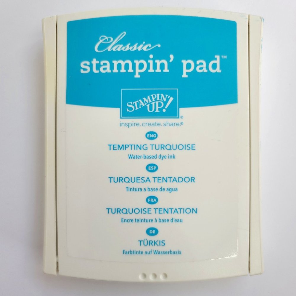 🎀SOLD🎀 Stamping Up! Ink Pad- Tempting Turquoise